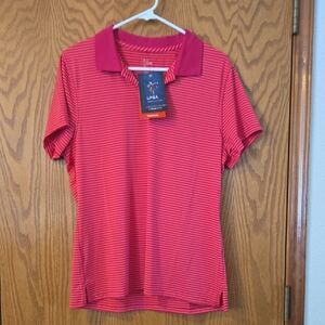 LPGA Pink Golf Polo Fitted Tee